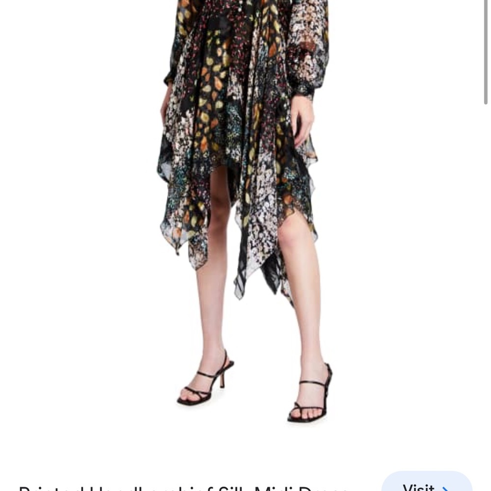 Etro handkerchief silk dress - Picture 3 of 6